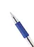 Ручка шариковая Crown, Low Vis, синяя 0,7 мм - 2