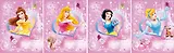 Тетрадь в линейку Disney, "Принцессы", 18 листов, в ассортименте