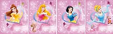 Тетрадь в линейку Disney «Принцессы» в ассортименте, 18 листов