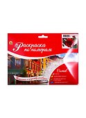 Набор ТМ Рыжий Кот Раскраска на картоне A4 Прекрасная роза (Арт. Р-2443) - 1
