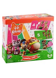 Настольная игра «44 Котёнка Цифры Счёт», Vladi Toys