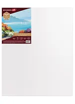 Холст на подрамнике 50*60см грунтованный, 100% лен, среднее зерно, BRAUBERG ART PREMIERE