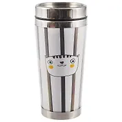 Термостакан Коты Полосы (пластик) (450мл)