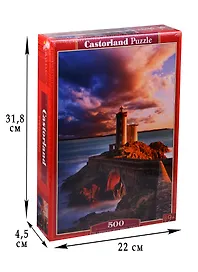 Пазл Castorland 500 эл. 47*33см. Маяк Франция B-52530