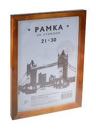 Фоторамка деревянная 21*30 Мокко, Мир Рамок