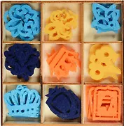 Набор фетровых эл./кор. Короны (45эл/уп) (11-02717-L6)