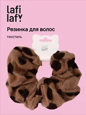 Резиночка Леопардовая пушистая (текстиль) (12-10192025-D94) (Lafilaf)