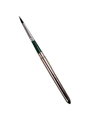 Кисть в футляре круглая, синтетика, имитация белки №3