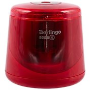 Точилка электрическая 1 отверстие, пластик, Berlingo, в ассортименте