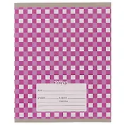 Тетрадь в клетку Unnika, "Разноцветная клетка", 12 листов, в ассортименте