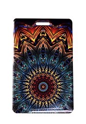 Сувенир, Чехол для карточек Мандала синяя (ДК2017-091) 10х6,5х0,1см (блистер)