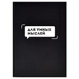 Записная книжка А6+ 96л кл."ДЛЯ УМНЫХ МЫСЛЕЙ" интегр.переплёт, полноцв.печать, мат.ламинация