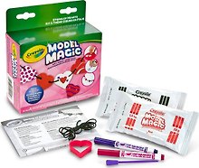 Набор Crayola/Крайола Бусы из сердечек" с пластилином и инструментами, коробка с европодвесом 57-2014"