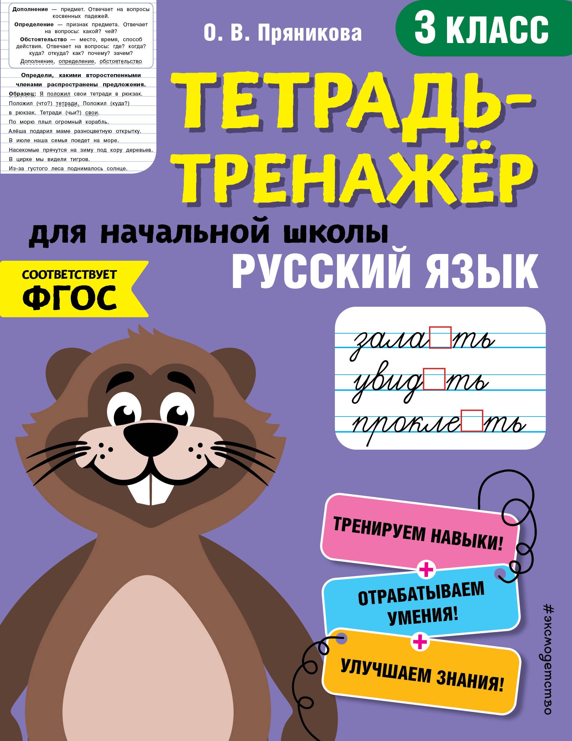  Русский язык. 3 класс. Тетрадь-тренажер для начальной школы