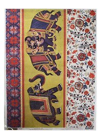 Рисовая бумага для декупажа Craft Premier Индийские слоны (CP08516) (28,2х38,4см) (25г/м) (упаковка) (Астра Севен)