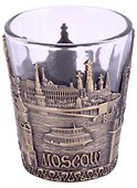 Стопка с мет.подставкой Москва цв.бронза (505-19-BR) - 2
