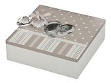 Шкатулка Прованс полоски и горошек (15х15х6) (222-220)