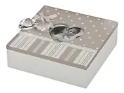 Шкатулка Прованс полоски и горошек (15х15х6) (222-220)