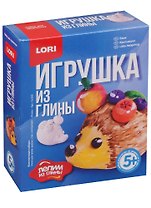 Набор для творчества LORI Игрушка из глины "Ежик" Гл-005