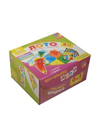 НИ Лото (6 в 1) (3+) (VТ4207-18) (24 фигуры 8 карт. Инстр.) (Vladi Toys) (коробка)