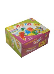 НИ Лото (6 в 1) (3+) (VТ4207-18) (24 фигуры 8 карт. Инстр.) (Vladi Toys) (коробка)