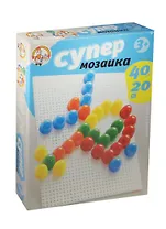 Супер Мозаика (02018) (d20) (40 фишек/5цв.) (3+) (коробка)
