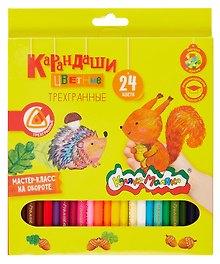 Карандаши цветные «Каляка-Маляка», Каляка-Маляка, 24 цвета