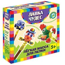 Набор легкой массы для лепки Веселая компания (84229) (4цв) (16гр) (коробка)