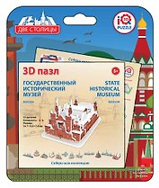 Пазл, IQ 3D PUZZLE, 14,7*8,3*7,5см Исторический музей, Москва