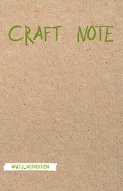Экоблокнот для творчества «Craft note», 192 страницы