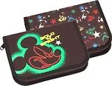 Пенал школьный 1отд. "Mickey Bold&Bright" 20*11*5, с наполнением, молния, Disney