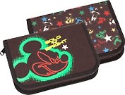 Пенал школьный 1отд. "Mickey Bold&Bright" 20*11*5, с наполнением, молния, Disney