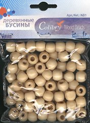 Деревянные бусины Colibry (NB1-05-A) (упаковка)