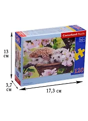 Пазл Castorland MIDI Ежики 120эл. В-13319