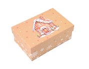 Коробка подарочная "Пряничный домик" 18*12*7, картон