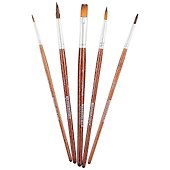 Кисти Art idea, синтетика + пони, 5 штук - 2