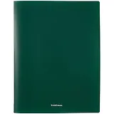 Папка 4кольца А4 "Matt Classic" 24мм, пластик, зеленый, Erich Krause