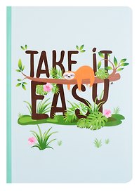 Блокнот "Take it easy. Ленивец"