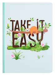 Блокнот "Take it easy. Ленивец"