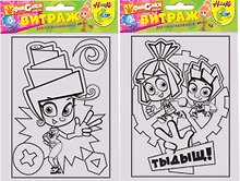 Витраж для раскрашивания Фиксики (84212) (Hobby Kit) (5+) (упаковка)