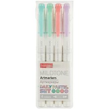 Текстовыделители «Pastel» 4 цвета, двухсторонние, Hatber
