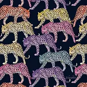 Скетчбук Эксмо А5, 80л. Акварельные леопарды твердая обложка, без линовки, евроспираль