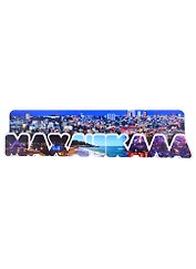 ГС Магнит Махачкала Буквы Достопримечательности города (7,5 см) (дерево)