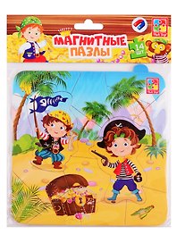 Пазл «Пираты» магнитный, Vladi Toys