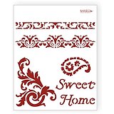 Трафарет пластиковый многоразовый Огурец (20х25) (Л-015)