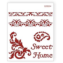 Трафарет пластиковый многоразовый Огурец (20х25) (Л-015)