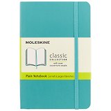 Записная книжка Moleskine Classic Soft Pocket, нелинованная, голубая, 96 листов, А6