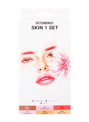 Маркеры 06цв "Skin 1" карт.кор., Sketchmarker