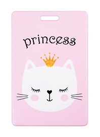 Чехол для карточек Princess (кошечка в короне) (глиттер) (ДГ2020-254)