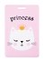 Чехол для карточек Princess (кошечка в короне) (глиттер) (ДГ2020-254) - 0